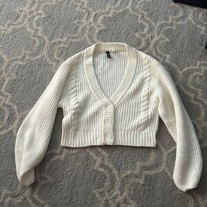 Cream Knit Cardigan